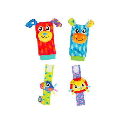 Playgro Pols- en Voetrammelaar Set Veelkleurig – 2 stuks