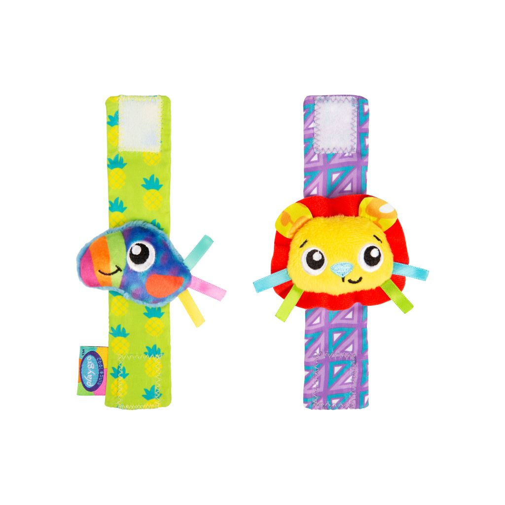 Playgro Pols- en Voetrammelaar Set Veelkleurig – 2 stuks