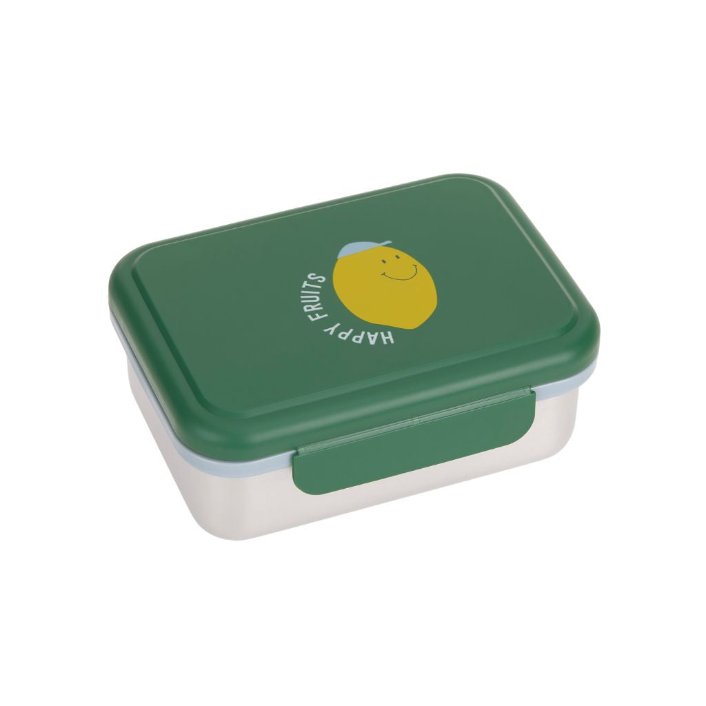 Lässig Brooddoos Stainless Steel Happy Fruits Lemon