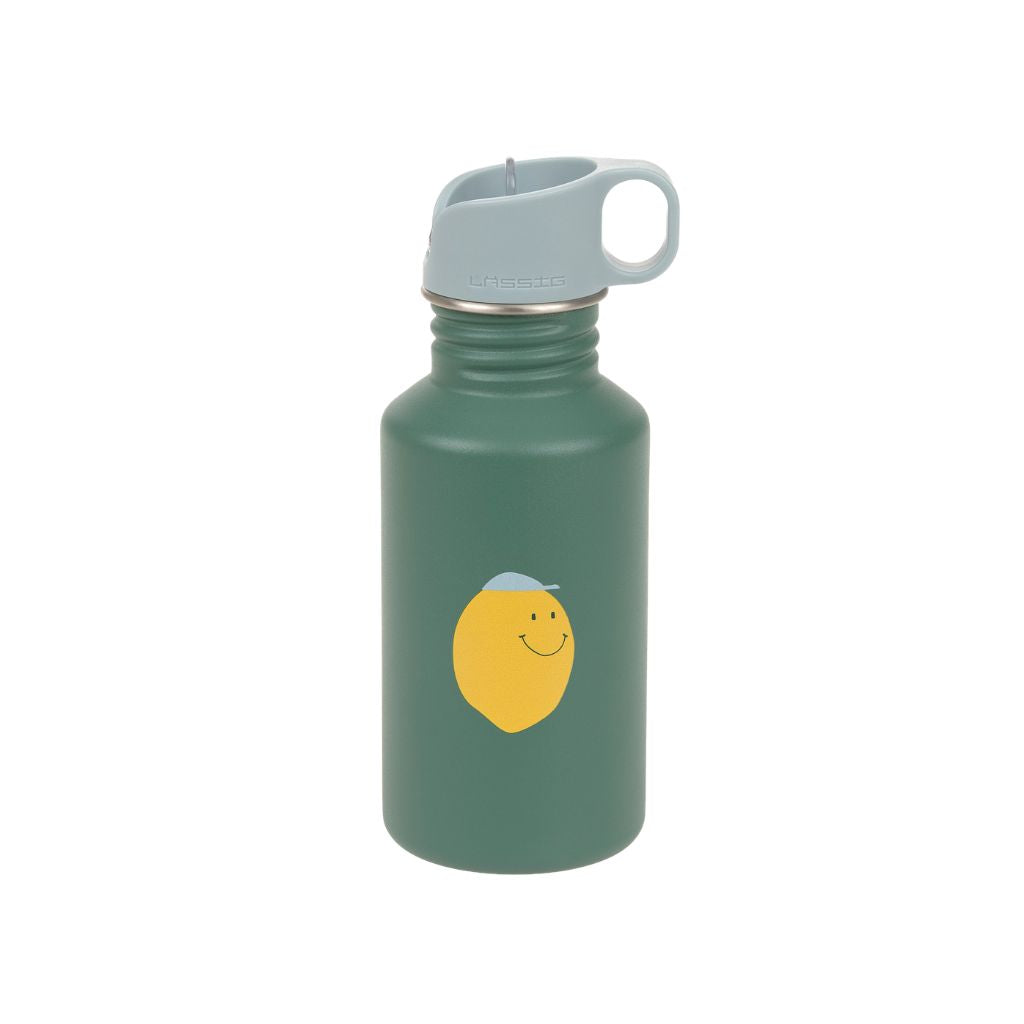 Lässig Gourde Stainless Steel Happy Fruits Lemon Green 500 ml
