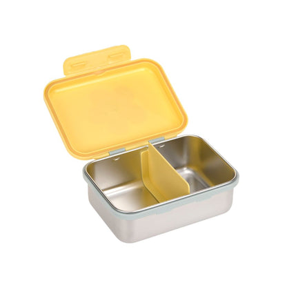 Lässig Boîte à tartines Stainless Steel Happy Trails Flower Yellow