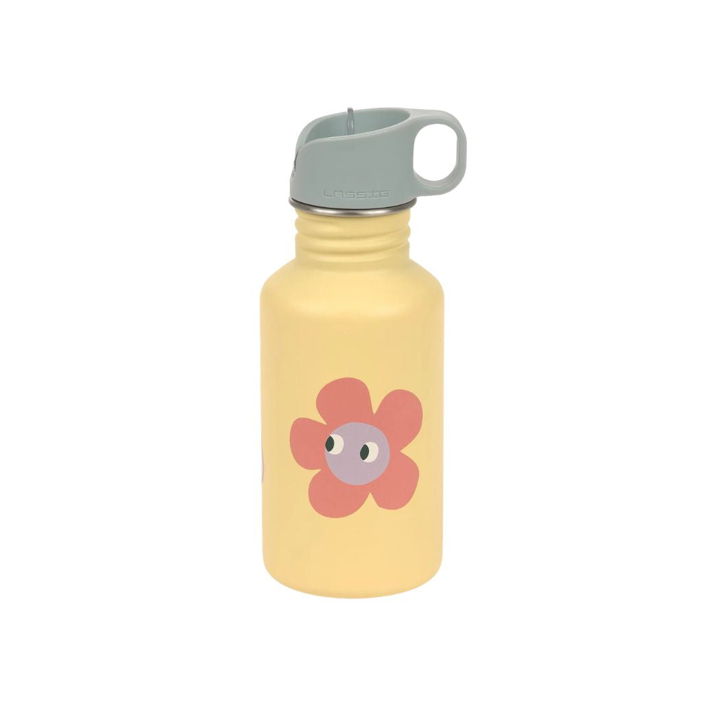 Lässig Gourde Stainless Steel Happy Trails Flower Yellow 500 ml
