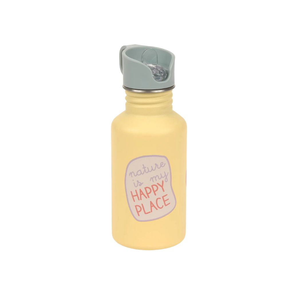 Lässig Gourde Stainless Steel Happy Trails Flower Yellow 500 ml