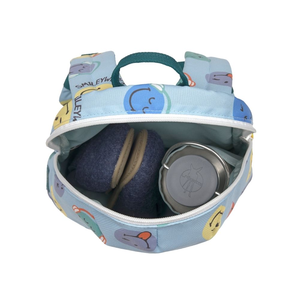 Lässig Sac à dos Tiny SmileyWorld® Blue