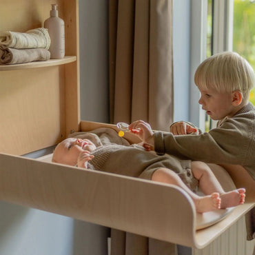 SEBRA Table à langer murale en bois FSC