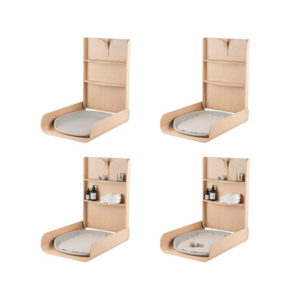 SEBRA Table à langer murale en bois FSC