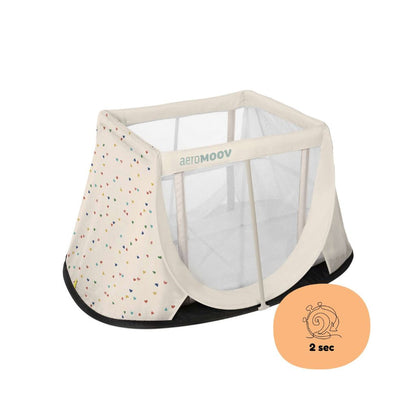 AeroMoov Instant Reisbed Confetti Hearts Veelkleurig