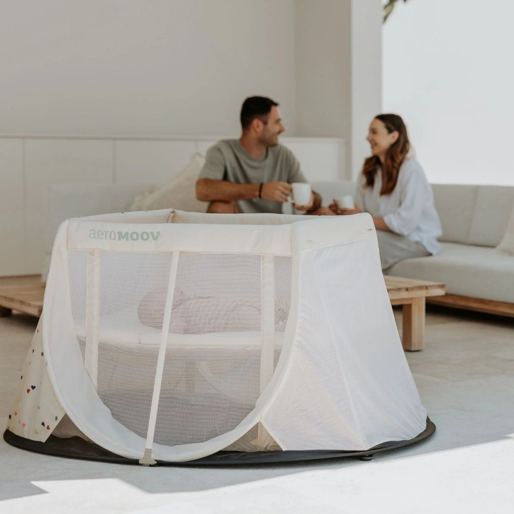 AeroMoov Instant Reisbed Confetti Hearts Veelkleurig