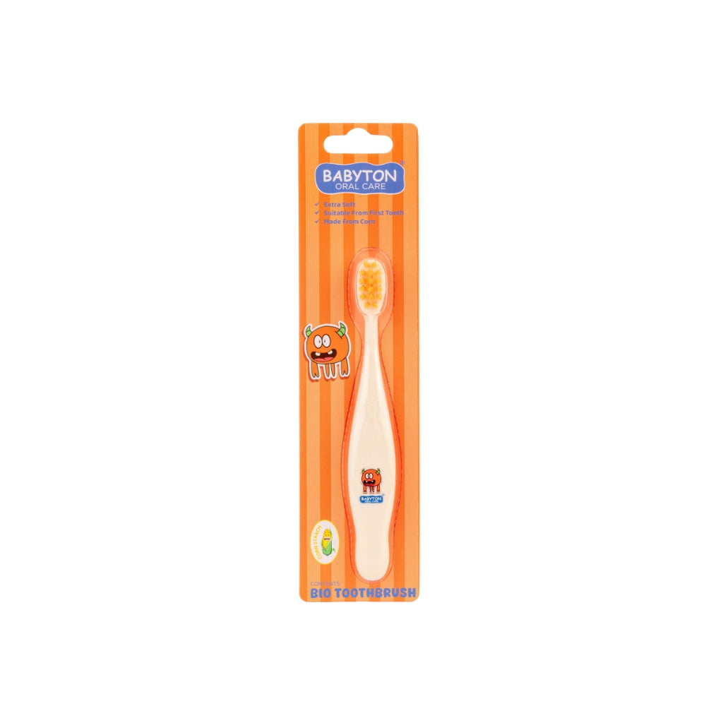 Babyton Brosse à dents Bio Orange Lupy