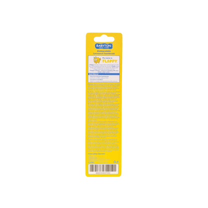 Babyton Brosse à dents Bio Jaune Flappy