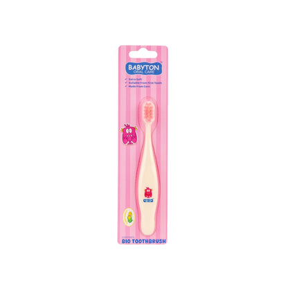Babyton Brosse à dents Bio Rose Pinky