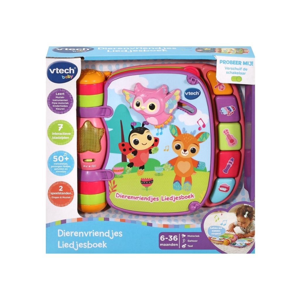 VTech Dierenvriendjes Liedjesboek Roze NL