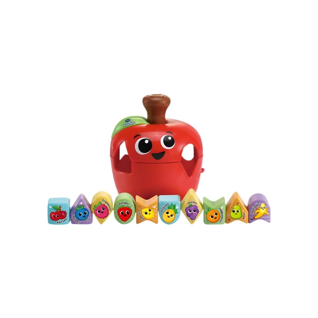 VTech Vormsorteerder Vrolijke Vormenappel Rood
