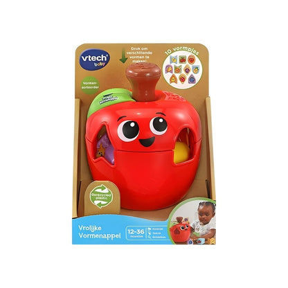 VTech Vormsorteerder Vrolijke Vormenappel Rood