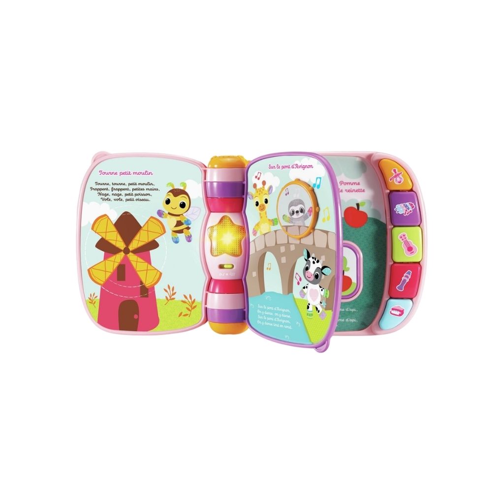 VTech Super Betoverend Boek van Baby Loulous Roze FR