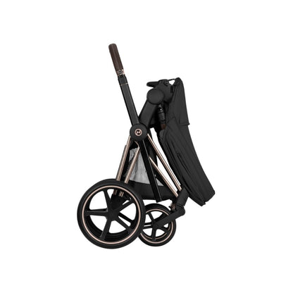 Cybex Kinderwagen Priam Sepia Black met Frame Rose Gold