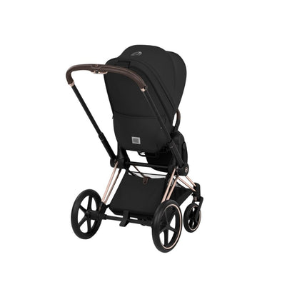 Cybex Kinderwagen Priam Sepia Black met Frame Rose Gold