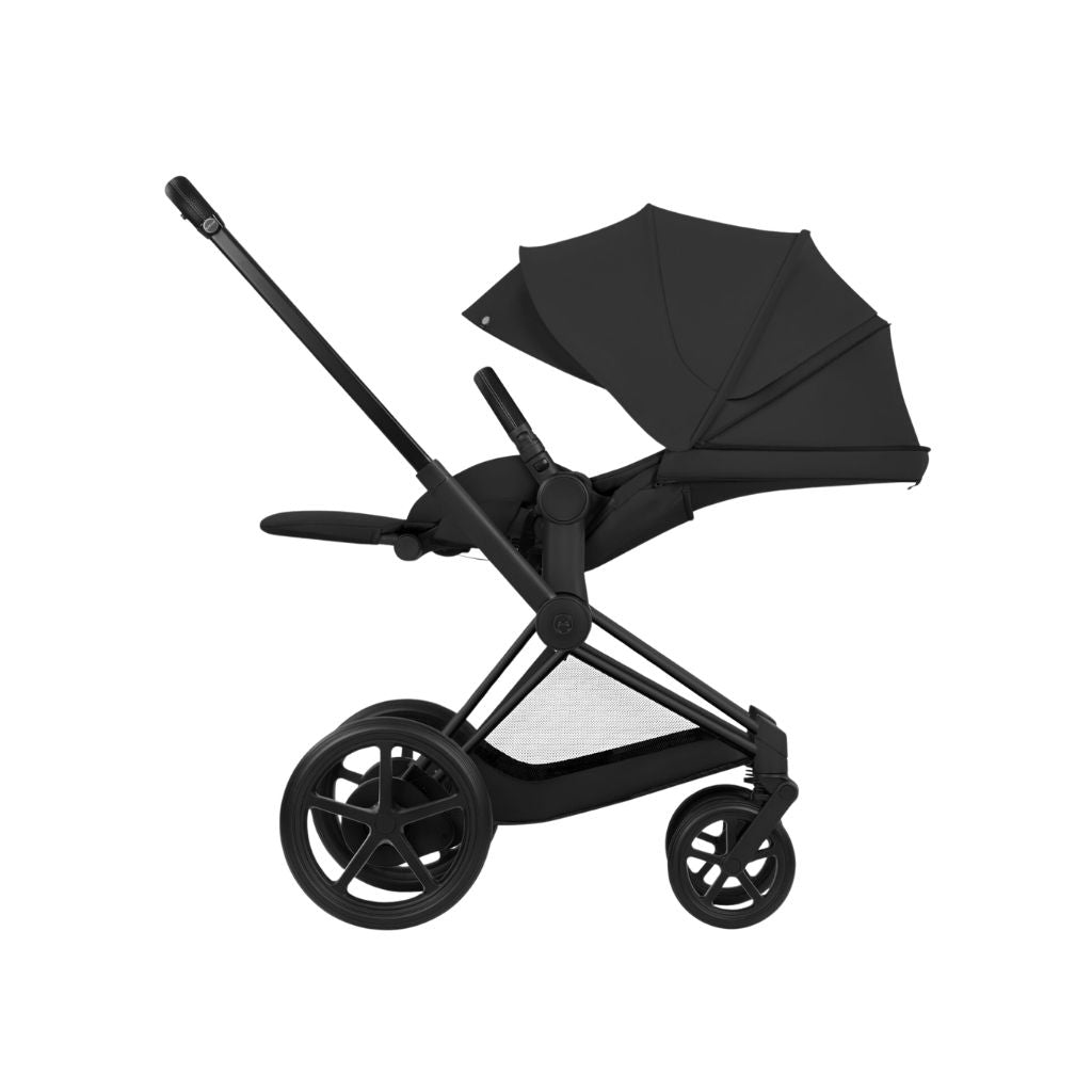 Cybex Poussette e-PRIAM Sepia Black Cadre Matt Black