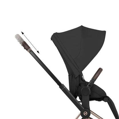 Cybex Poussette e-PRIAM Sepia Black Cadre Matt Black