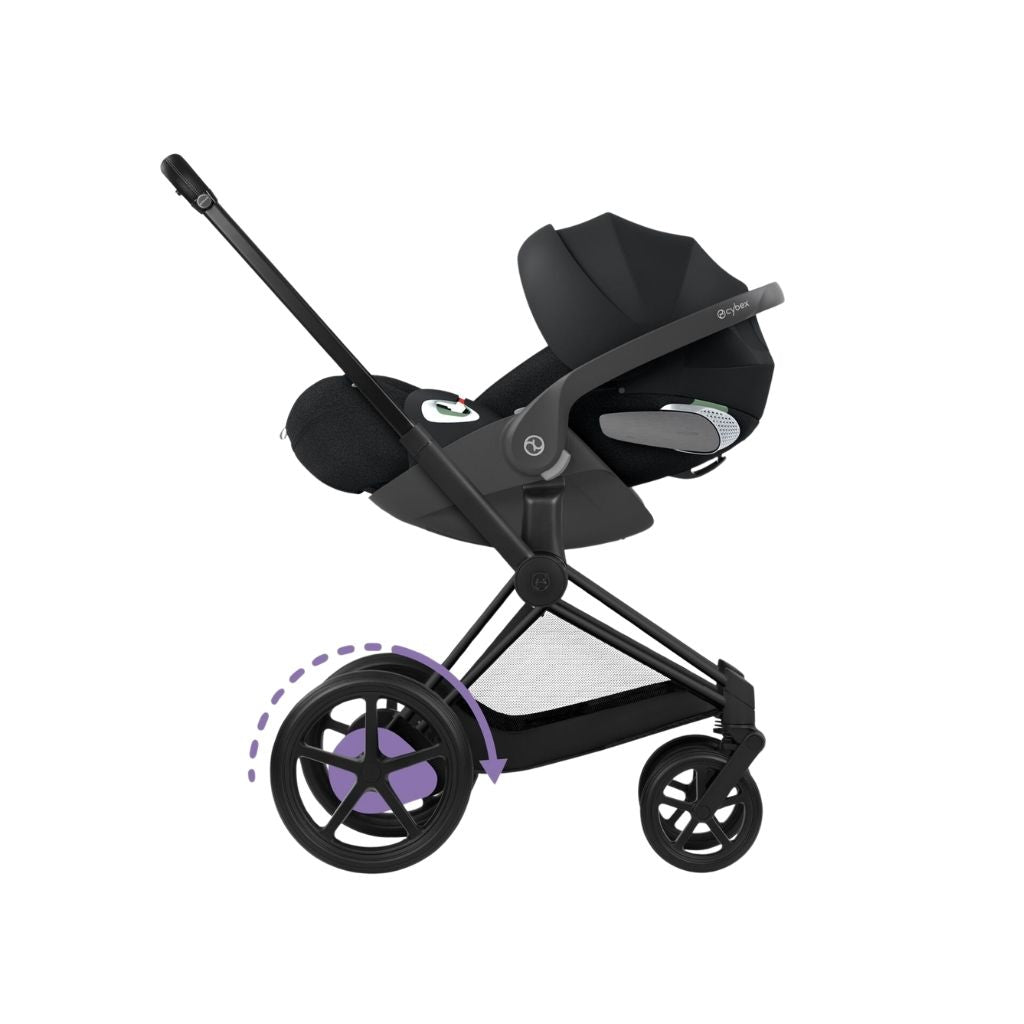 Cybex Poussette e-PRIAM Sepia Black Cadre Matt Black