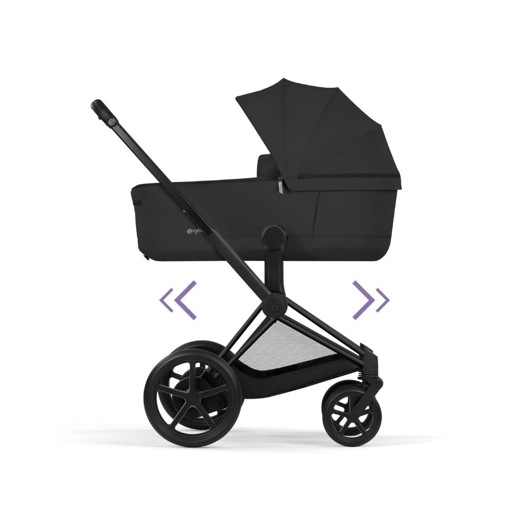 Cybex Poussette e-PRIAM Sepia Black Cadre Matt Black