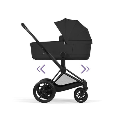 Cybex Poussette e-PRIAM Sepia Black Cadre Matt Black