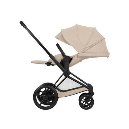Cybex Poussette e-PRIAM Cosy Beige Cadre Matt Black