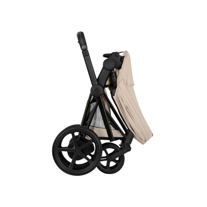Cybex Poussette e-PRIAM Cosy Beige Cadre Matt Black