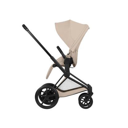 Cybex Poussette e-PRIAM Cosy Beige Cadre Matt Black