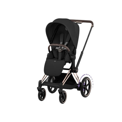 Cybex Poussette e-PRIAM Sepia Black Cadre Rose Gold