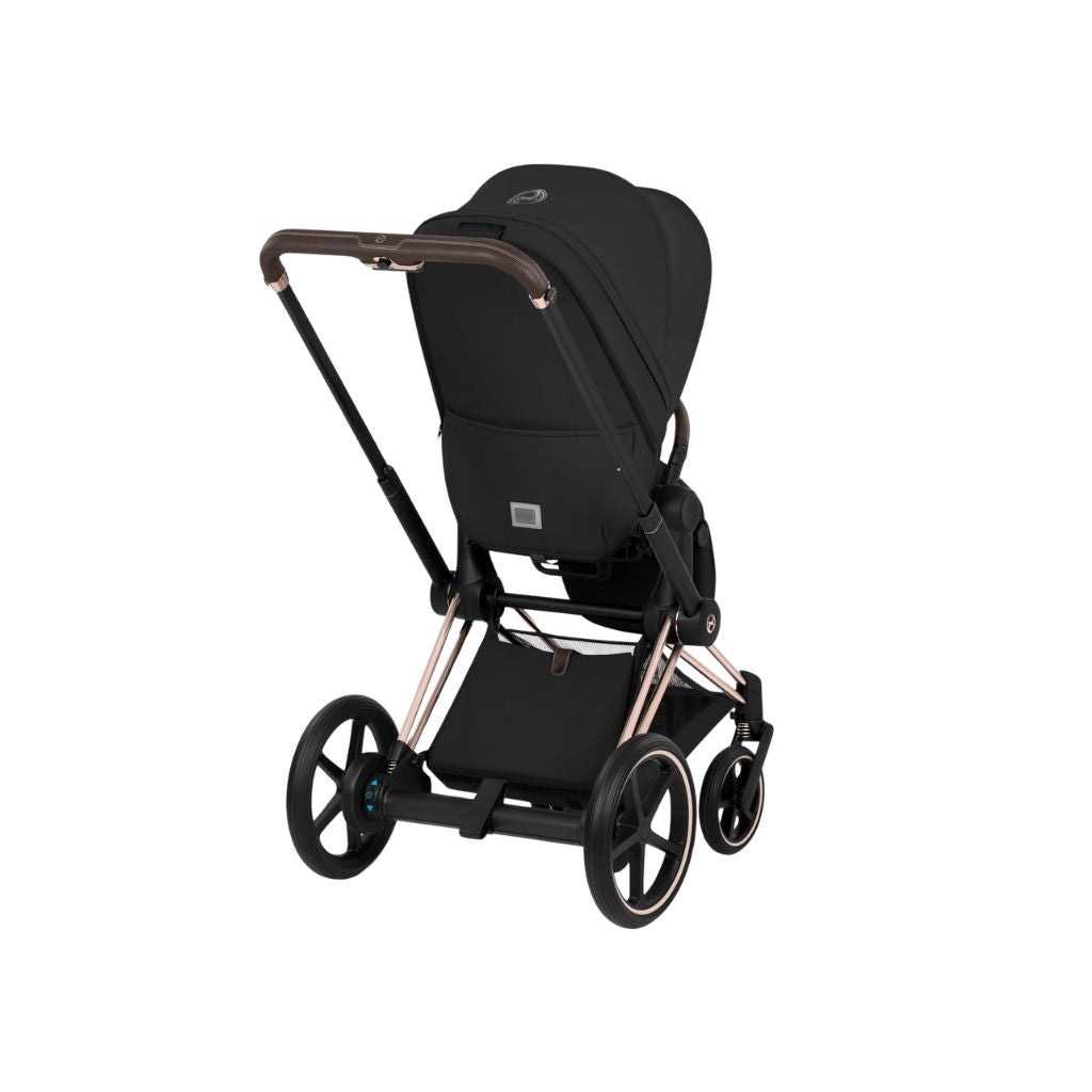 Cybex Poussette e-PRIAM Sepia Black Cadre Rose Gold
