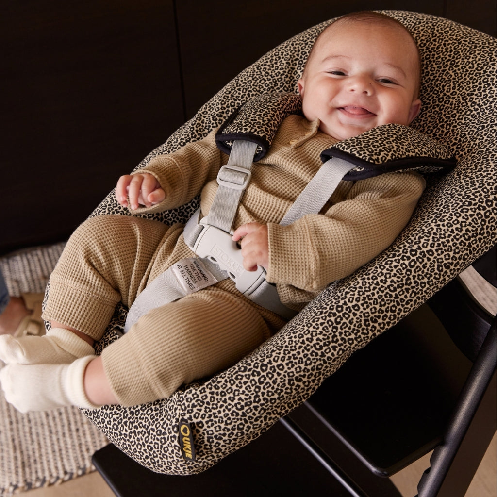 Ukje Housse pour Tripp Trapp Newborn Sable Léopard