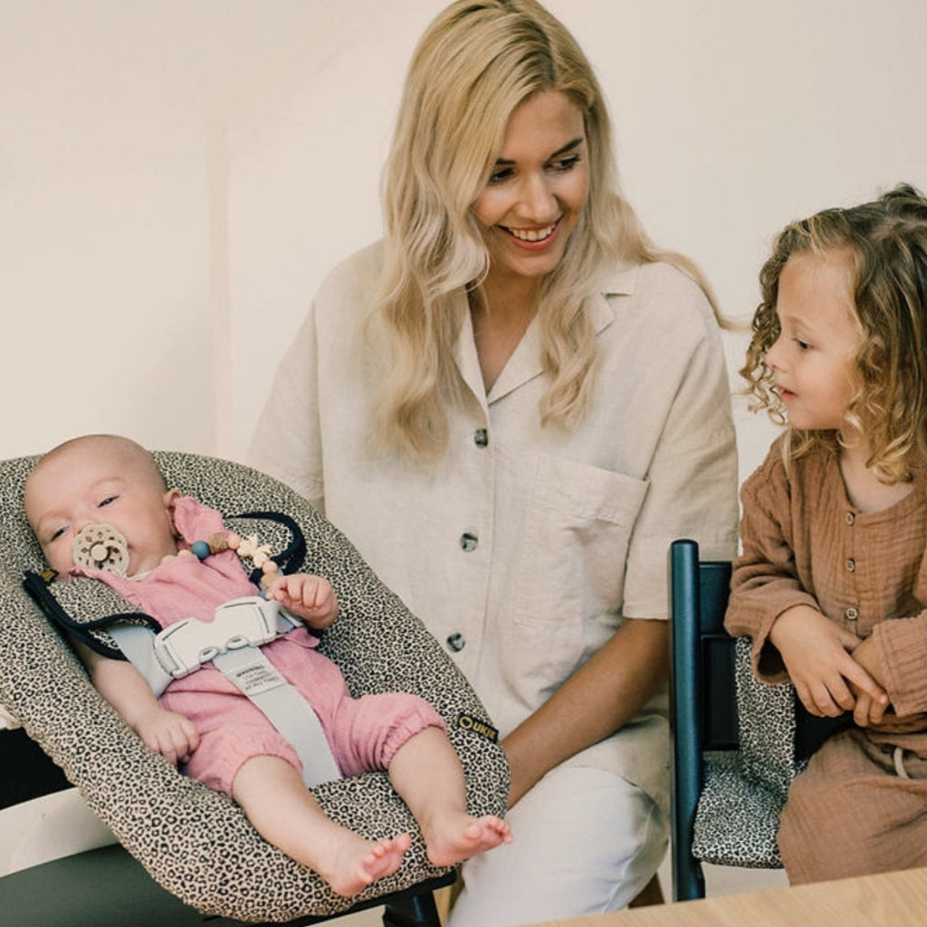 Ukje Housse pour Tripp Trapp Newborn Sable Léopard