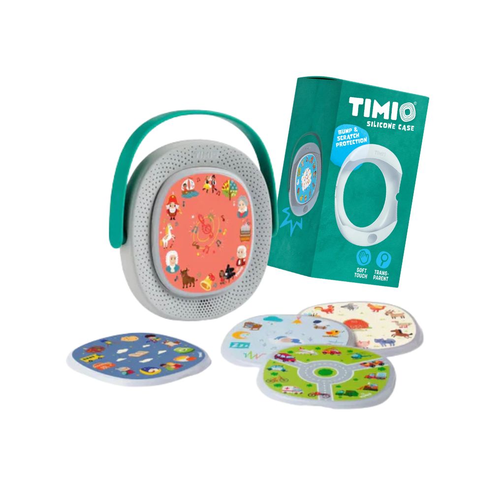 Timio Lecteur éducatif avec étui en silicone – 5 disques