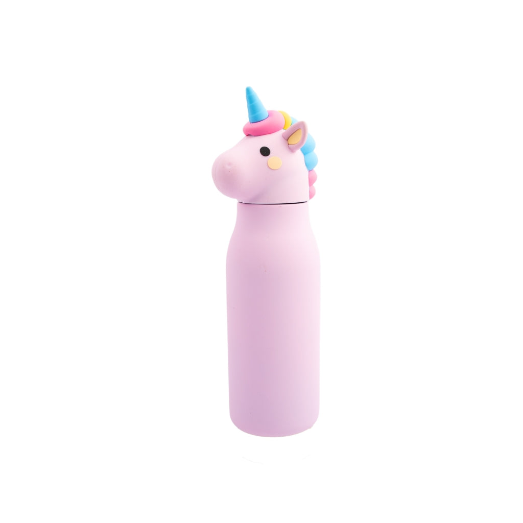  Dotz Gourde avec paille en silicone Luna rose