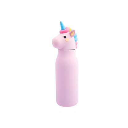  Dotz Gourde avec paille en silicone Luna rose