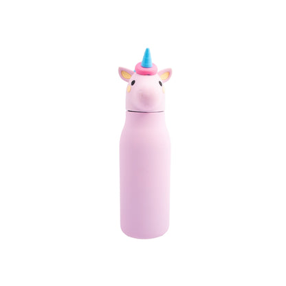  Dotz Gourde avec paille en silicone Luna rose