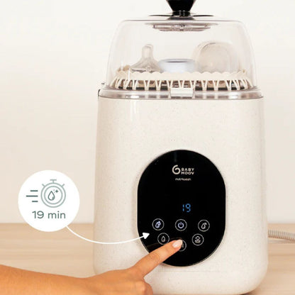 Babymoov Lave-biberons et stérilisateur NutriWash Beige