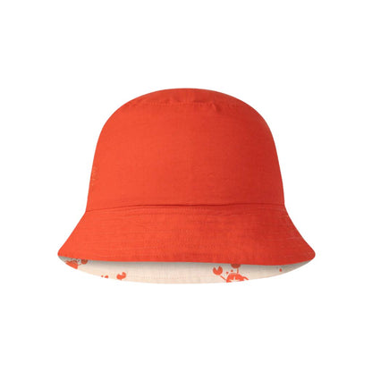 SwimEssentials Chapeau de plage Oh Crab Rouge Blanc