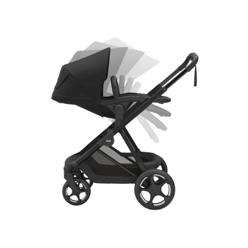 Thule Poussette Charm + nacelle Black