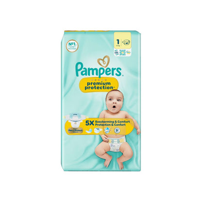 Pampers Couches Premium Protection M1 – 41 pièces