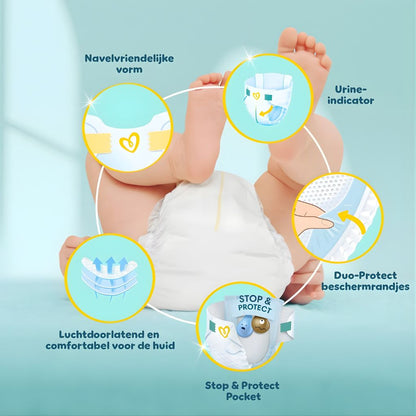 Pampers Couches Premium Protection M1 – 41 pièces