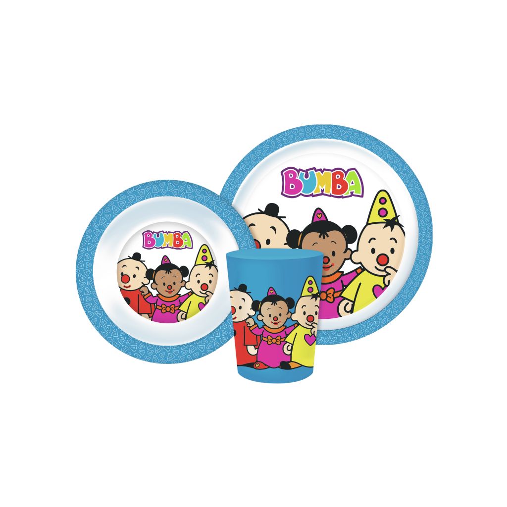 Bumba Eetset Veelkleurig – 3 stuks