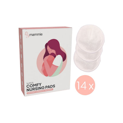 Mammie Wasbare Zoogcompressen Wit – 14 stuks