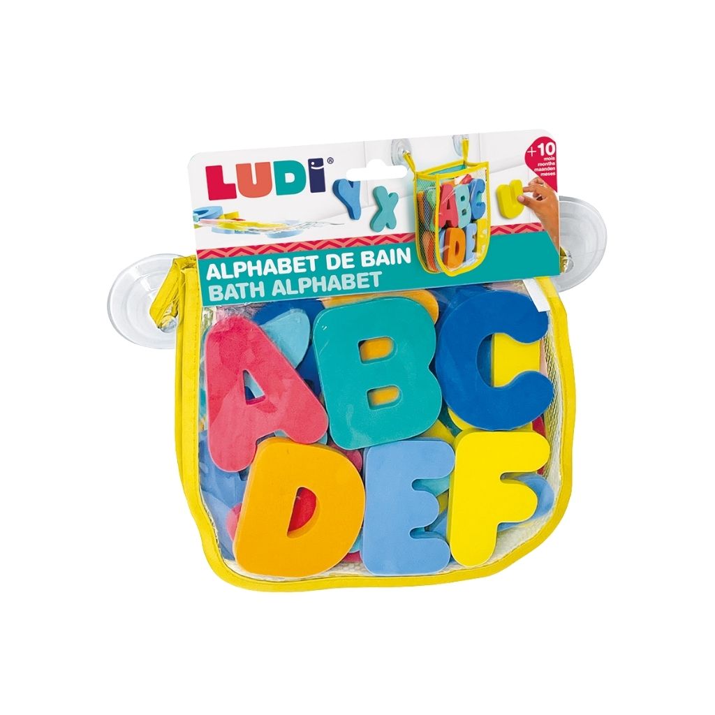LUDI Badspeelgoed Alfabet Veelkleurig