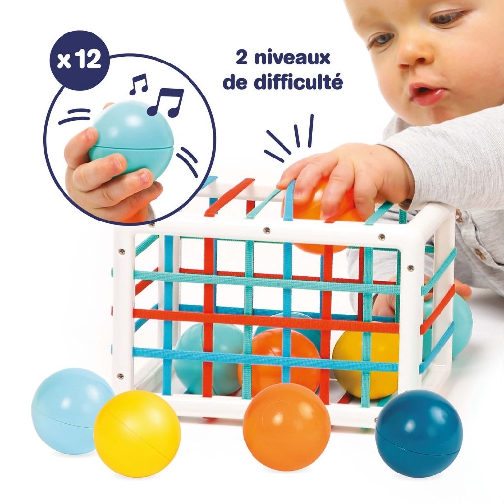 LUDI Activiteitenkubus Veelkleurig – 12 stuks