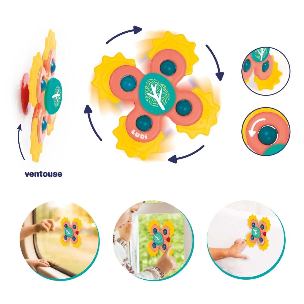 LUDI Activiteitenkubus Veelkleurig – 12 stuks