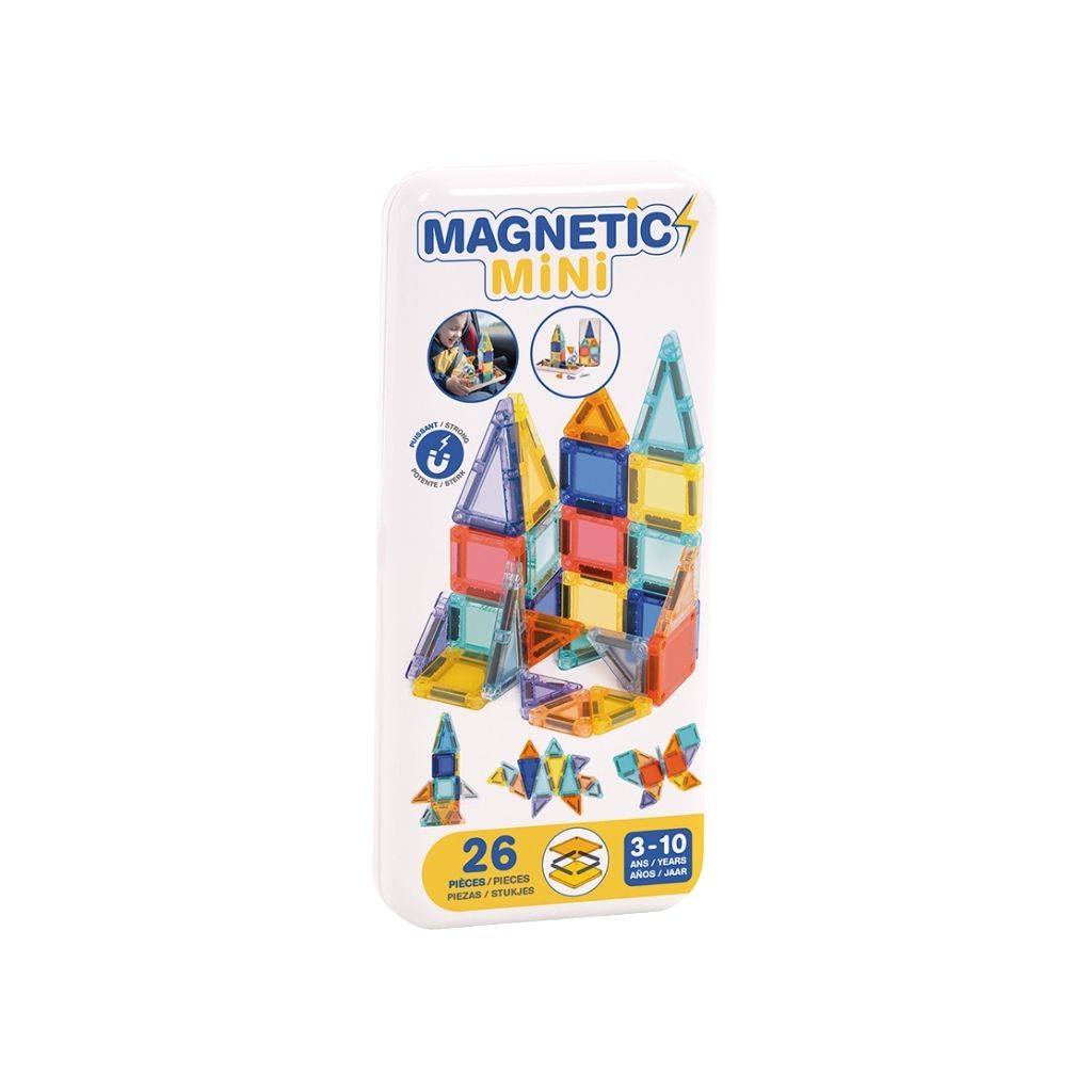 LUDI Magnetisch Bouwspel Veelkleurig – 26 stuks