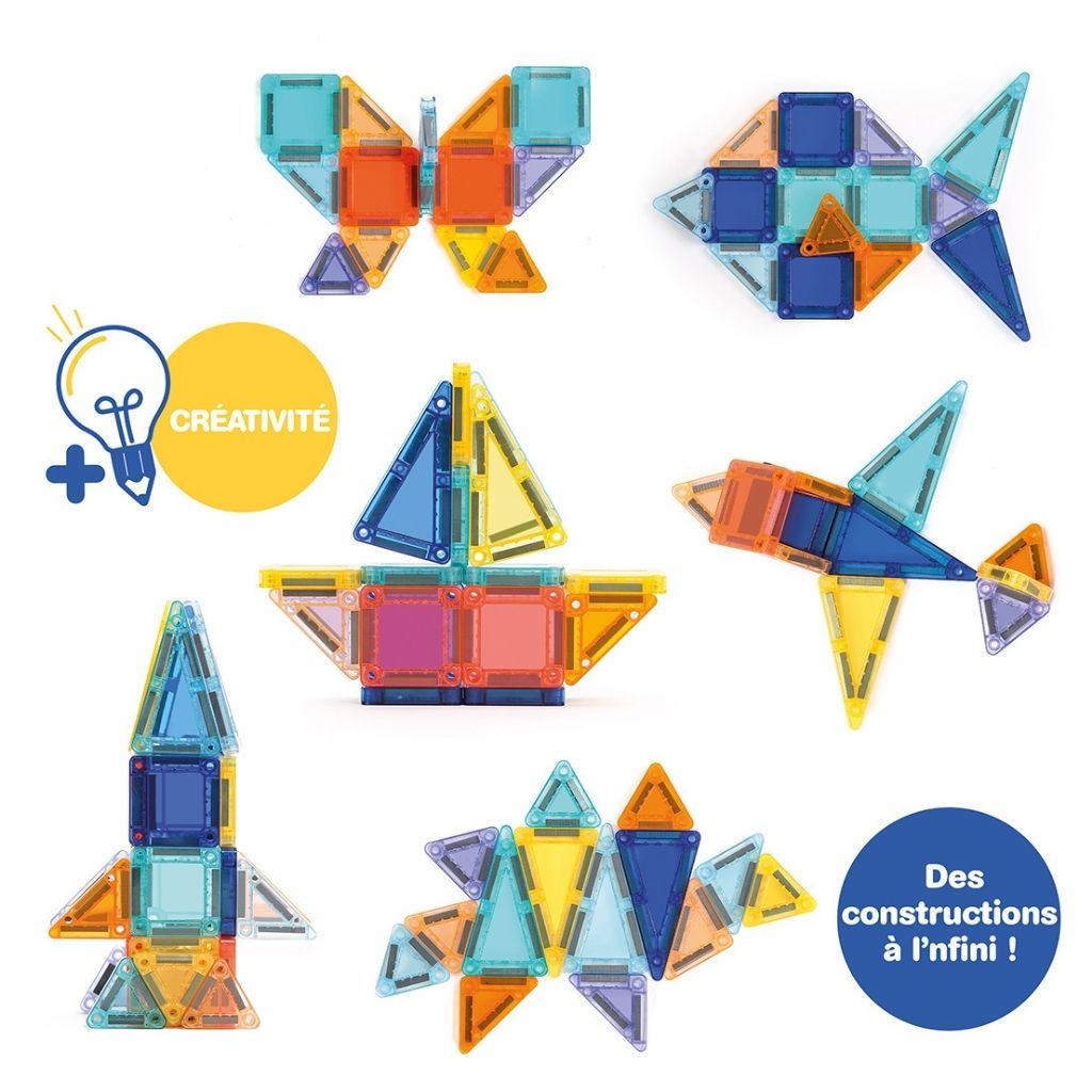 LUDI Magnetisch Bouwspel Veelkleurig – 26 stuks