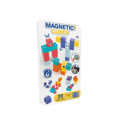 LUDI Magnetics Cubes Magnetisch Bouwspel – 28 stuks